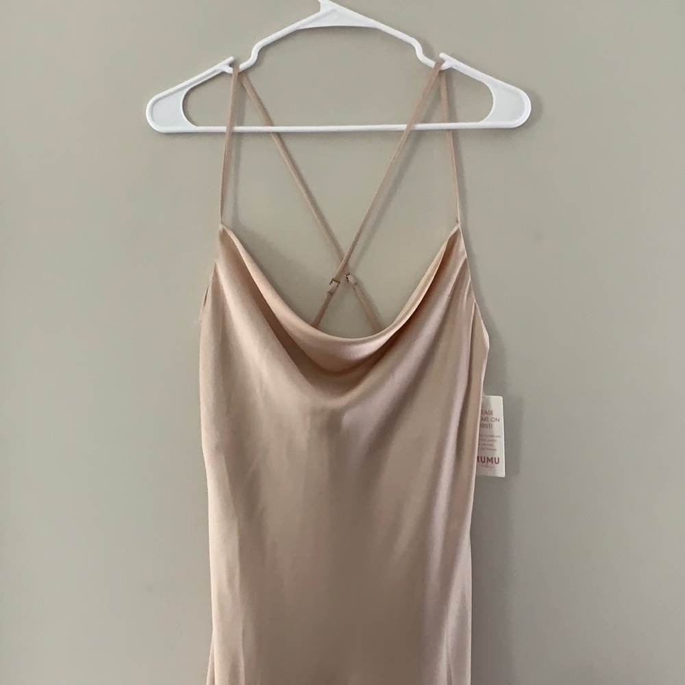 Satin slip dress
